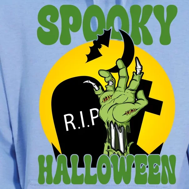 Spooky Halloween Rip Zombie Unisex Surf Hoodie