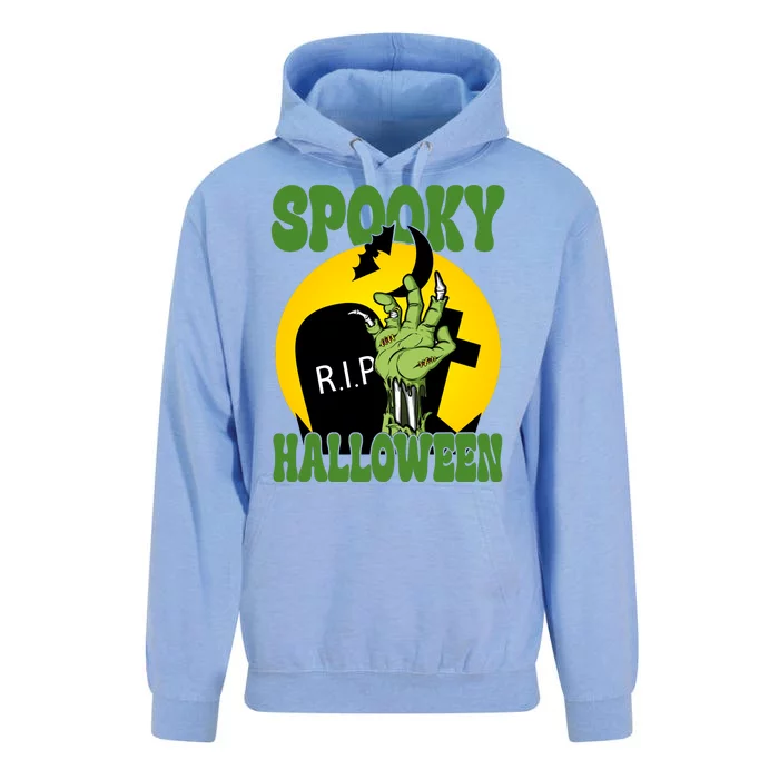 Spooky Halloween Rip Zombie Unisex Surf Hoodie