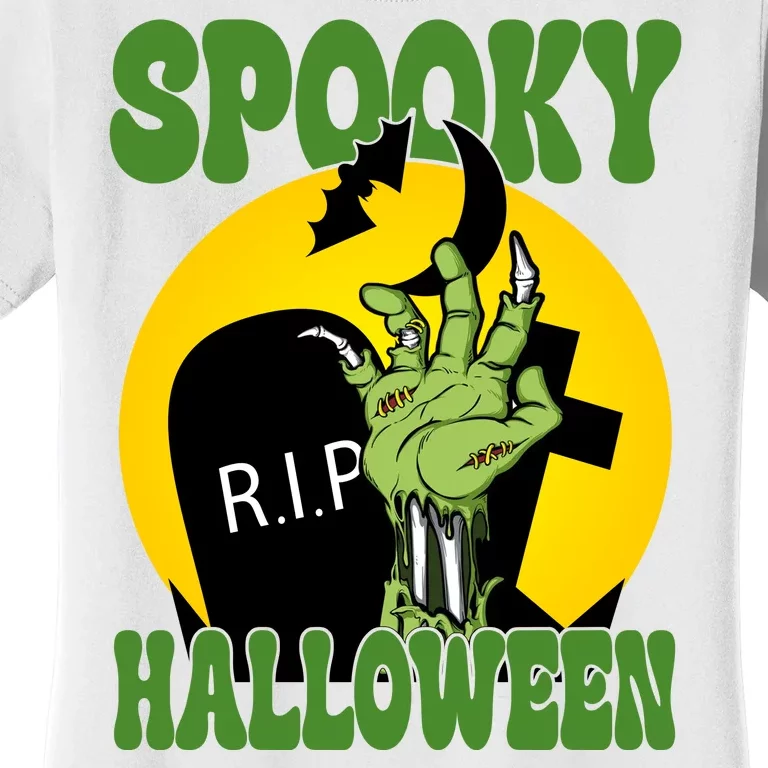 Spooky Halloween Rip Zombie Women's T-Shirt