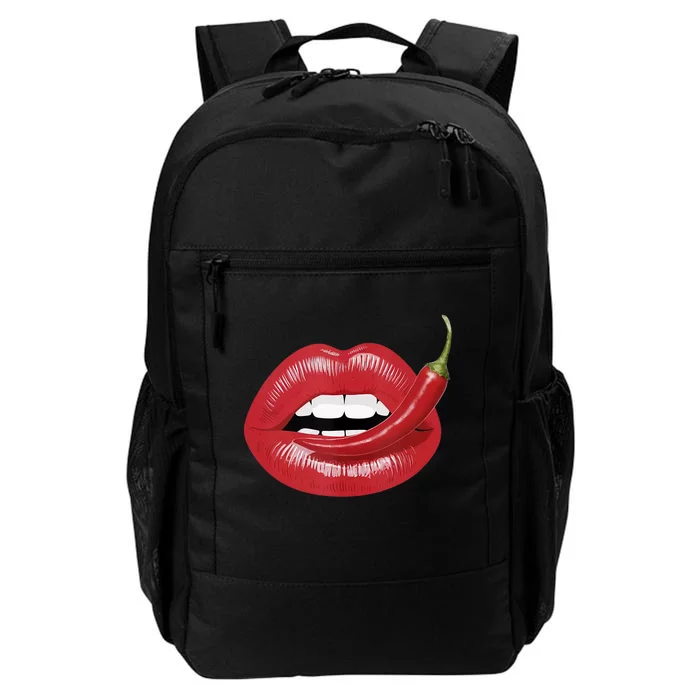 Sexy Hot Red Chili Pepper Lips Daily Commute Backpack