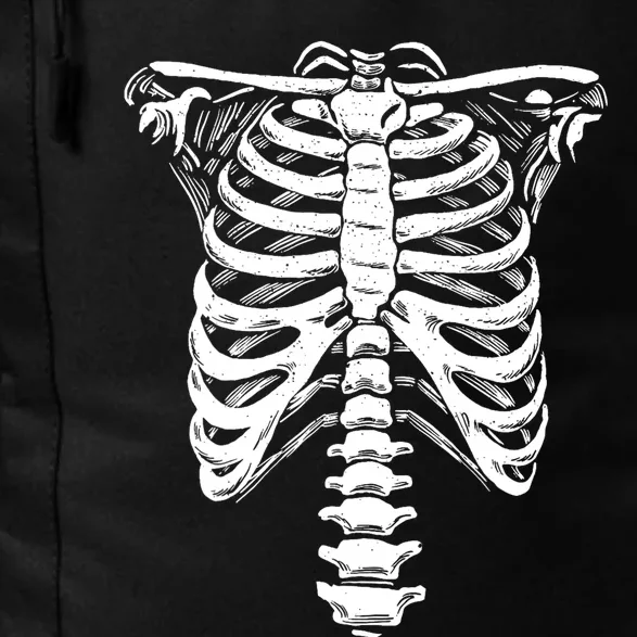 Skeleton Heart Rib Cage XRay Funny Halloween Daily Commute Backpack