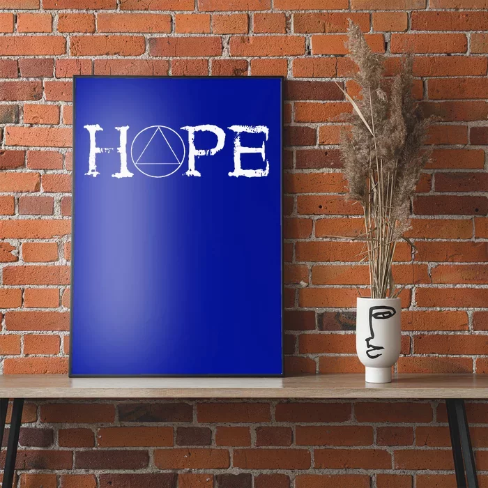 Sobriety Hope Recovery Alcoholic Abstinence Sober Aa Poster