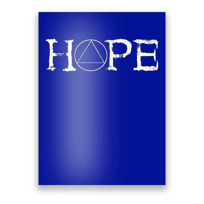 Sobriety Hope Recovery Alcoholic Abstinence Sober Aa Poster