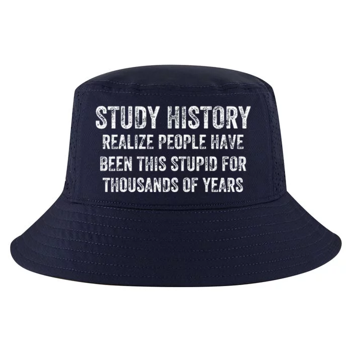 Study History Realize People Have Been This Stupid Cool Comfort Performance Bucket Hat