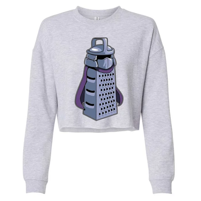 Shredder TMT Cartoon Cropped Pullover Crew