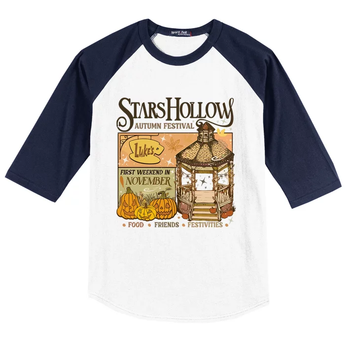 Stars Hollow Baseball Sleeve Shirt