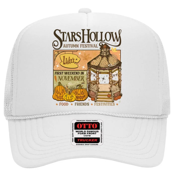 Stars Hollow High Crown Mesh Trucker Hat