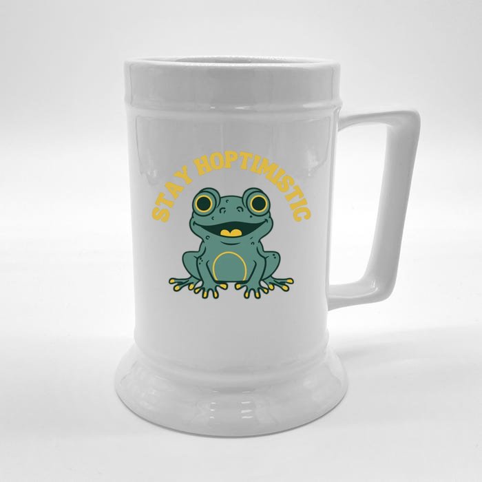 Stay Hoptimistic Front & Back Beer Stein