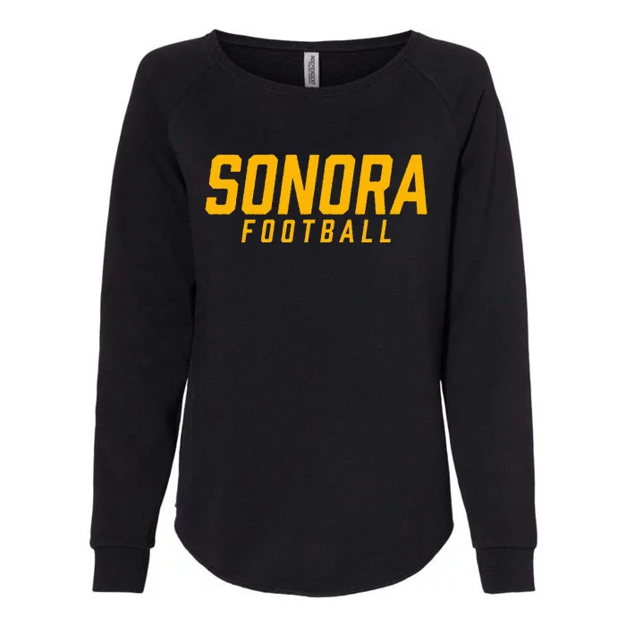 Sonora High School Football Team Womens California Wash Sweatshirt