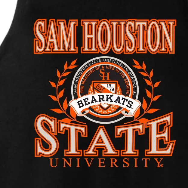 Sam Houston State University Bearkats Laurels Ladies Tri-Blend Wicking Tank