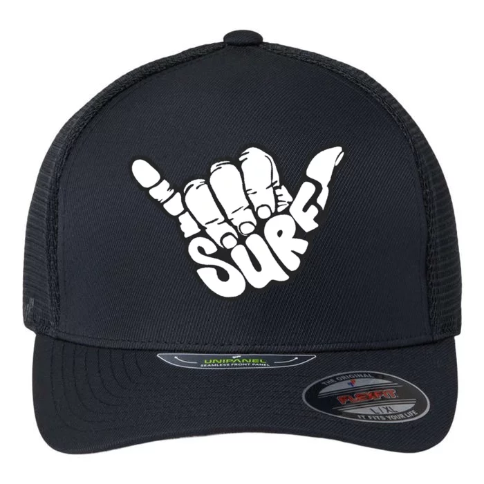 Surfing Hand Flexfit Unipanel Trucker Cap