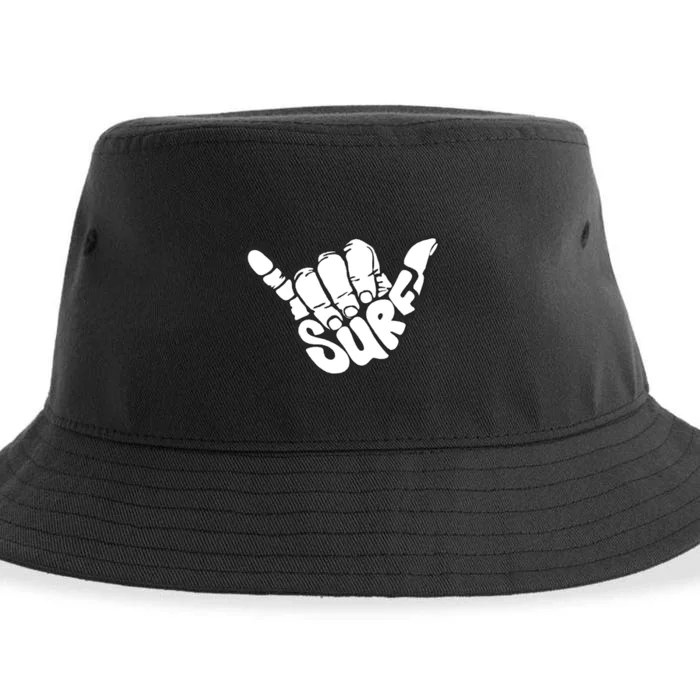 Surfing Hand Sustainable Bucket Hat