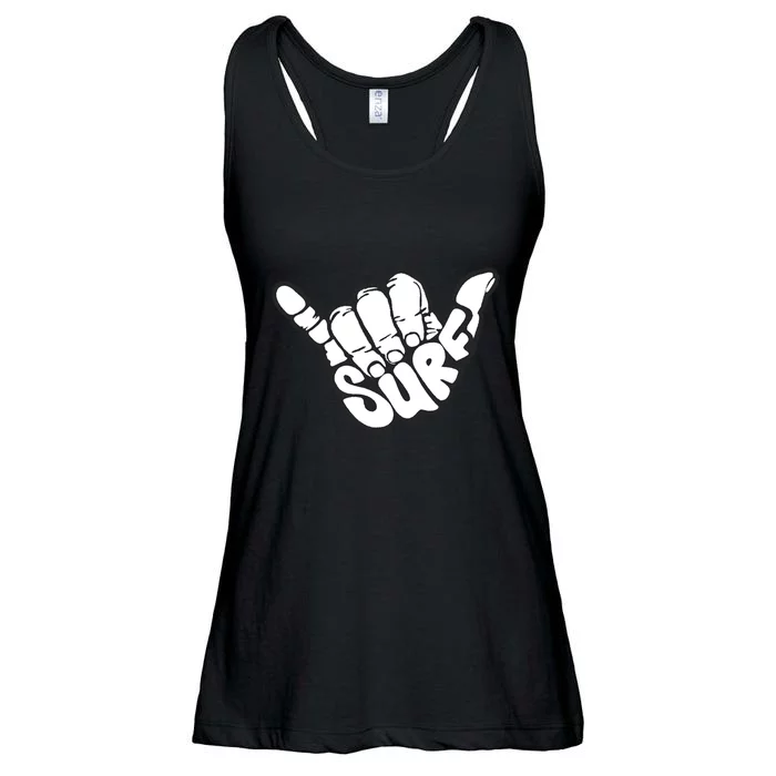 Surfing Hand Ladies Essential Flowy Tank