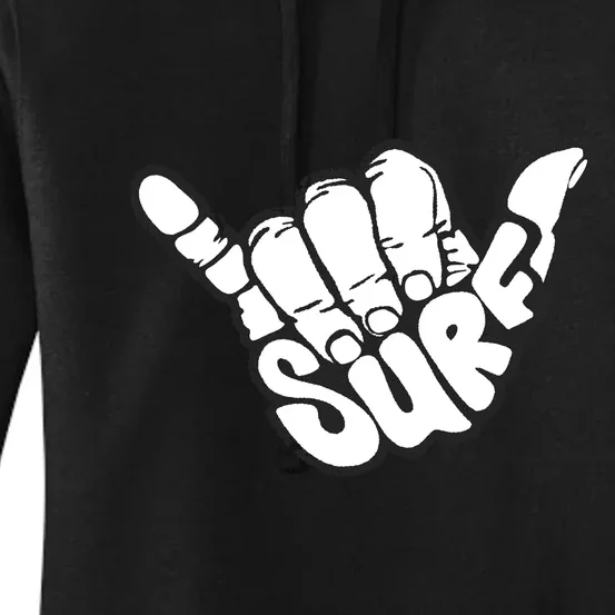 Surfing Hand Women's Pullover Hoodie