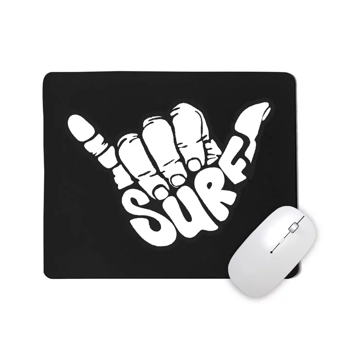 Surfing Hand Mousepad