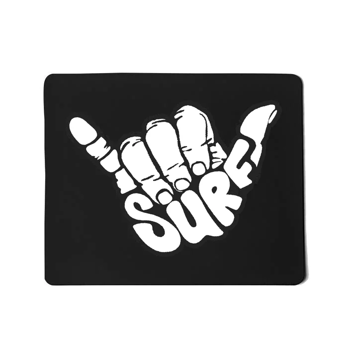 Surfing Hand Mousepad