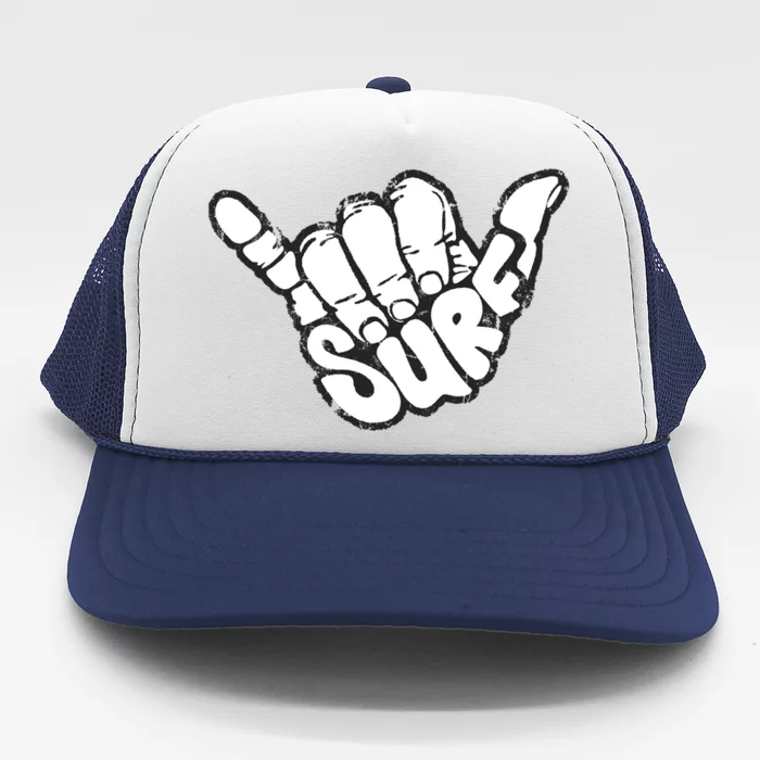 Surfing Hand Trucker Hat