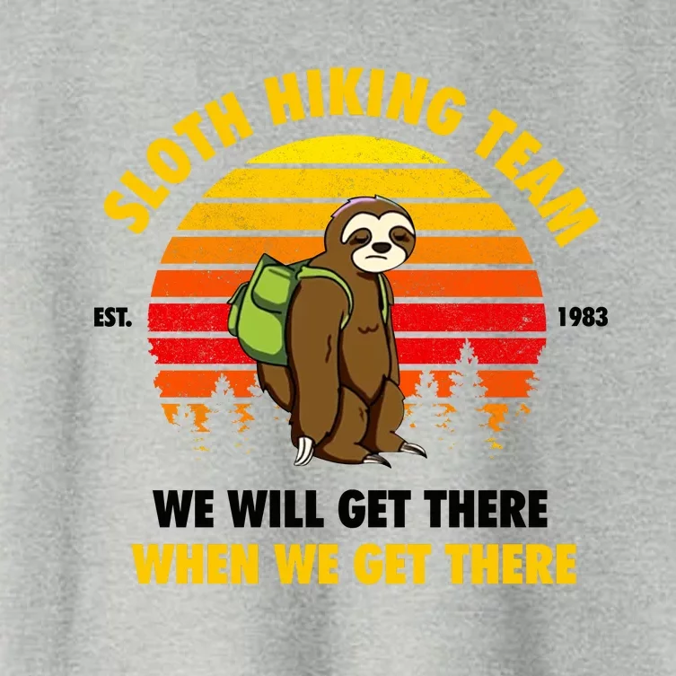 Sloth Hiking Sloth Hiking Team Women's Crop Top Tee