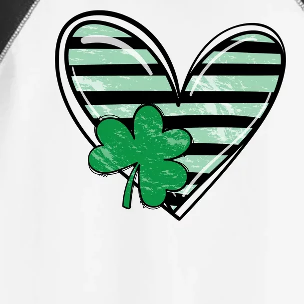 Shamrock Heart St Patrick Day Cute Toddler Fine Jersey T-Shirt