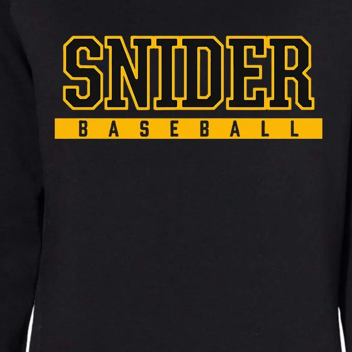 Snider High School Baseball Womens California Wash Sweatshirt