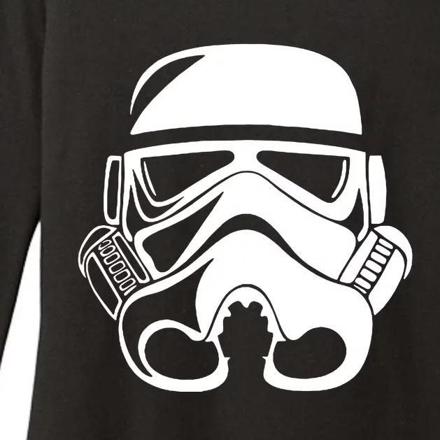 Stormtrooper Helmet Womens CVC Long Sleeve Shirt