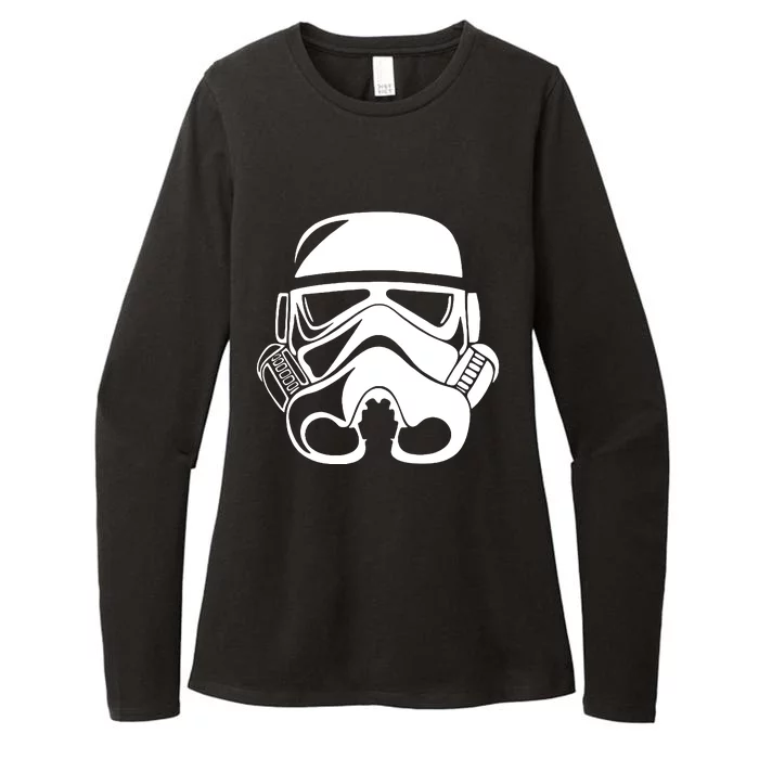 Stormtrooper Helmet Womens CVC Long Sleeve Shirt