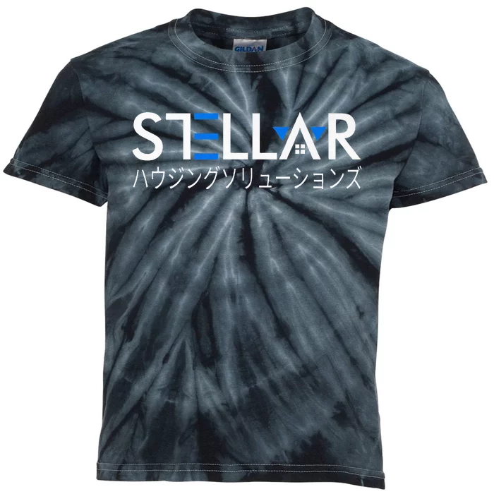 Stellar Housing Solutions Dual Light Logo Japanese Kids Tie-Dye T-Shirt