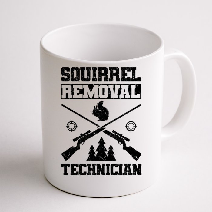 Squirrel Hunting Squirrel Hunter Gift Front & Back Coffee Mug