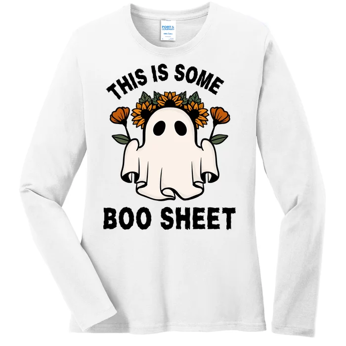 Spooky Halloween Ladies Long Sleeve Shirt