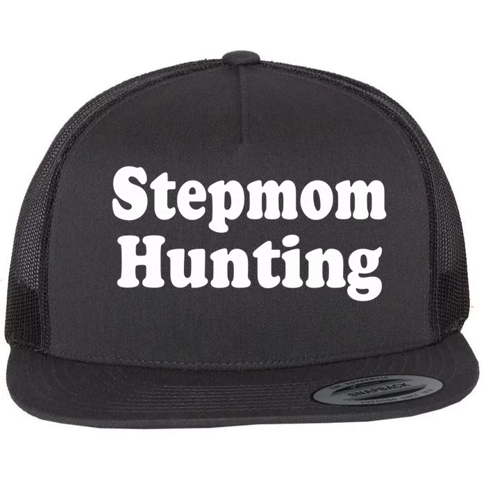 Stepmom Hunting Shirt Stepmom Hunting Funny Saying Quote Flat Bill Trucker Hat