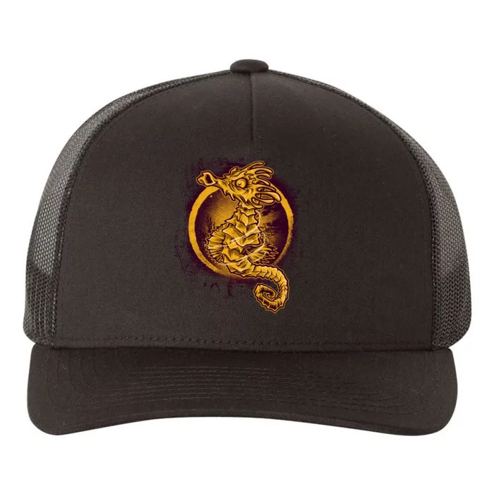 Sea Horse Yupoong Adult 5-Panel Trucker Hat