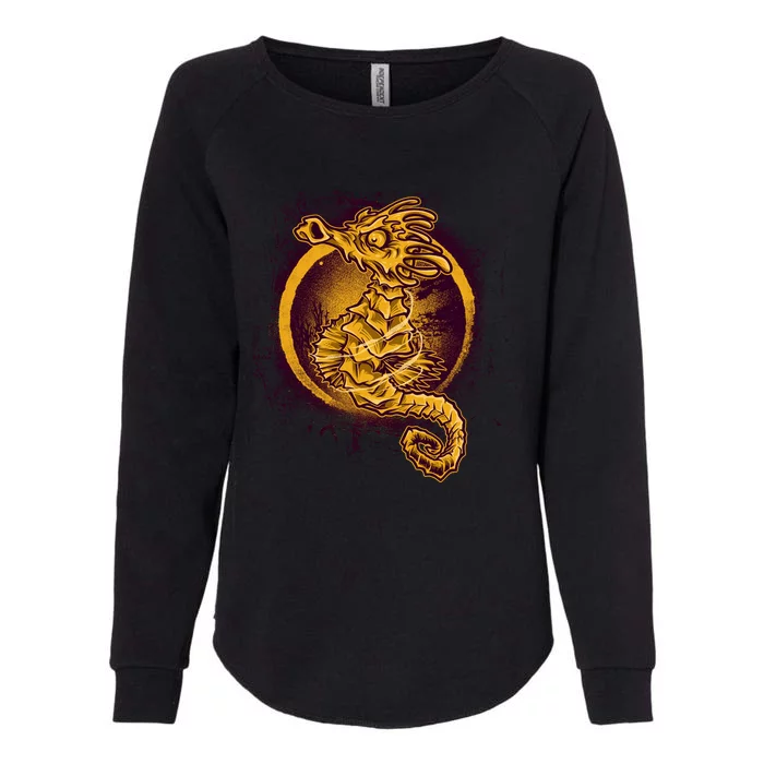 Sea Horse Womens California Wash Sweatshirt