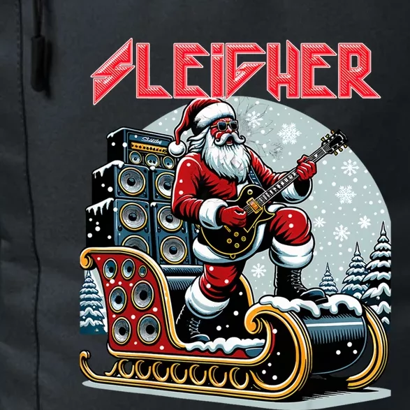 Sleigher Hail Santa Heavy Metal Christmas Rock Xmas Art Gift Daily Commute Backpack