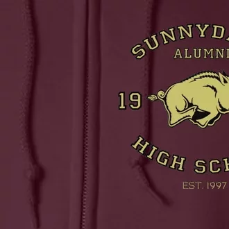 Sunnydale High School Alumni Full Zip Hoodie