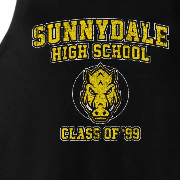 Sunnydale High School Class Of &X27;99 Ladies Tri-Blend Wicking Tank