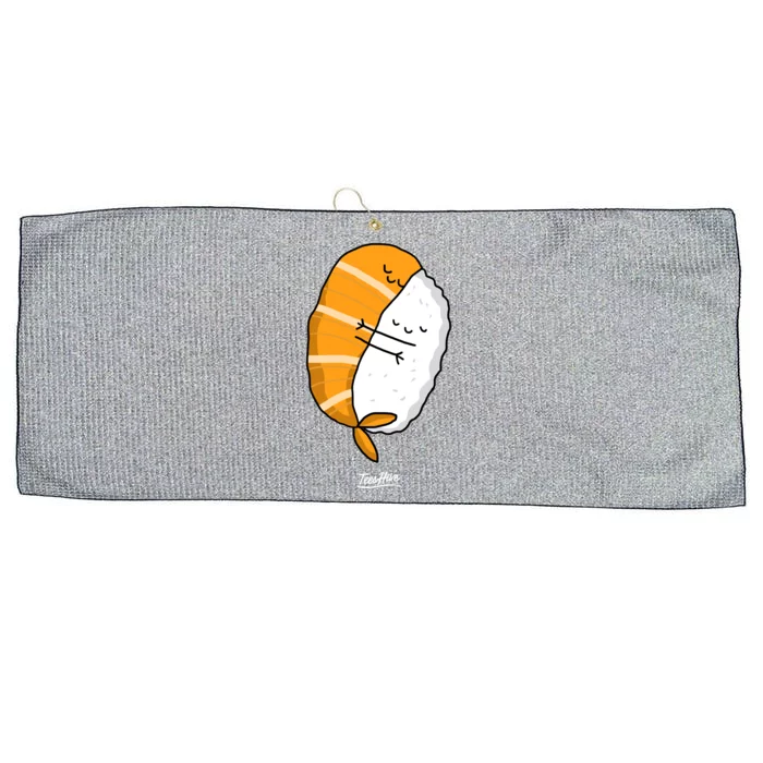 Sushi Hug Sushi Hugging Cute Sushi Lover Cute Gift Large Microfiber Waffle Golf Towel