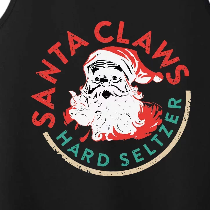 SantaClaws Hard Seltzer Funny Christmas Costume Performance Tank