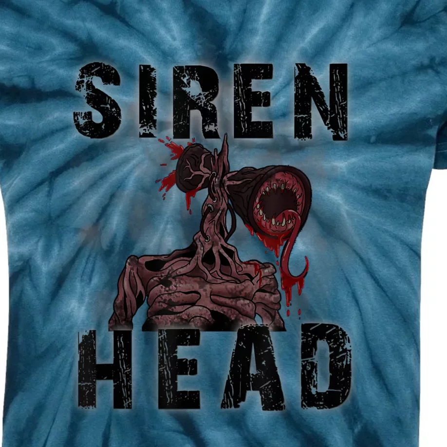 Siren Head, Sirenhead We All Love To Escape From Siren Head, Kids Tie-Dye T-Shirt