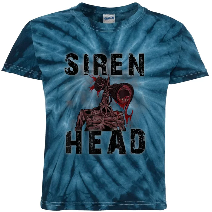 Siren Head, Sirenhead We All Love To Escape From Siren Head, Kids Tie-Dye T-Shirt