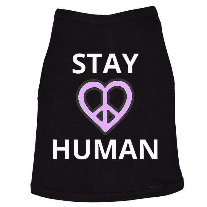 Stay Human Doggie Tank