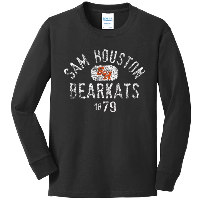 S.A.M H.O.U.S.T.O.N State Bearkats 1879 Kids Long Sleeve Shirt