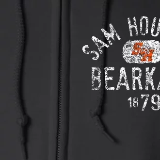 S.A.M H.O.U.S.T.O.N State Bearkats 1879 Full Zip Hoodie