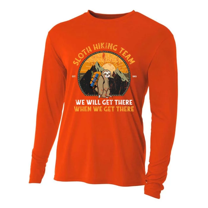 Sloth Hiking Sloth Hiking Team Cooling Performance Long Sleeve Crew