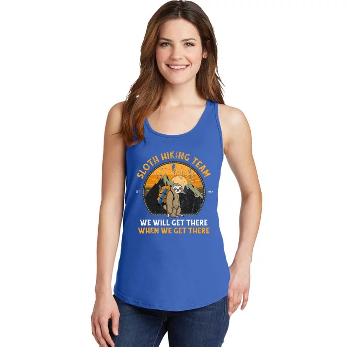 Sloth Hiking Sloth Hiking Team Ladies Essential Tank