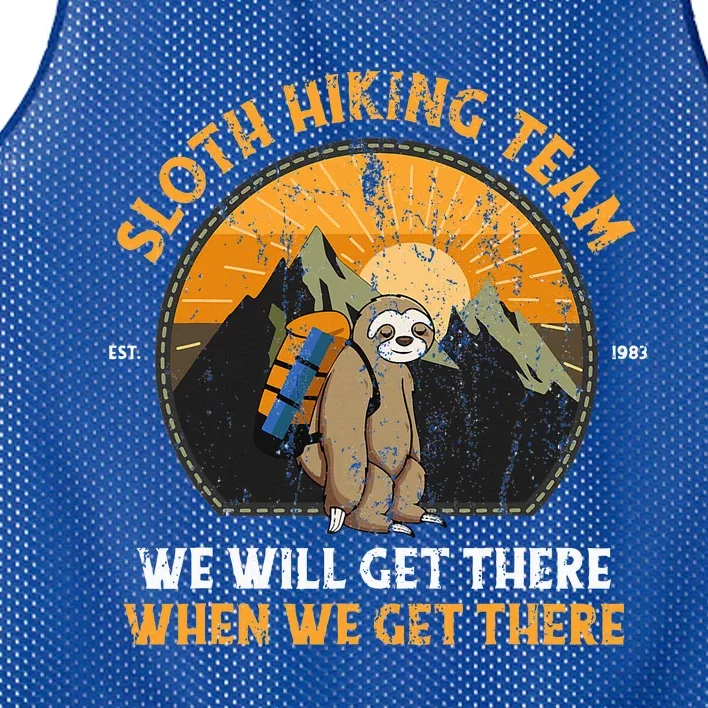 Sloth Hiking Sloth Hiking Team Mesh Reversible Basketball Jersey Tank