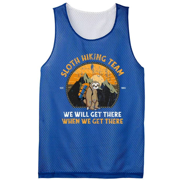 Sloth Hiking Sloth Hiking Team Mesh Reversible Basketball Jersey Tank