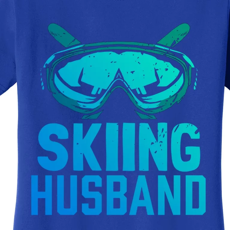 Skiing Husband Ski Winter Skiers Skier Gift Women's T-Shirt