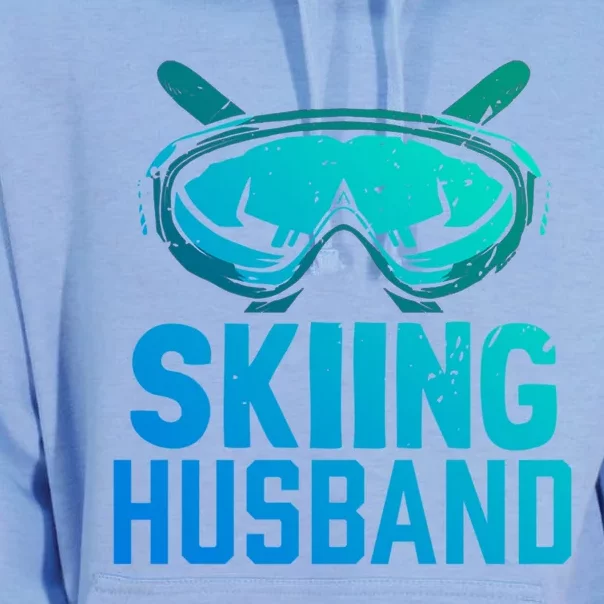 Skiing Husband Ski Winter Skiers Skier Gift Unisex Surf Hoodie