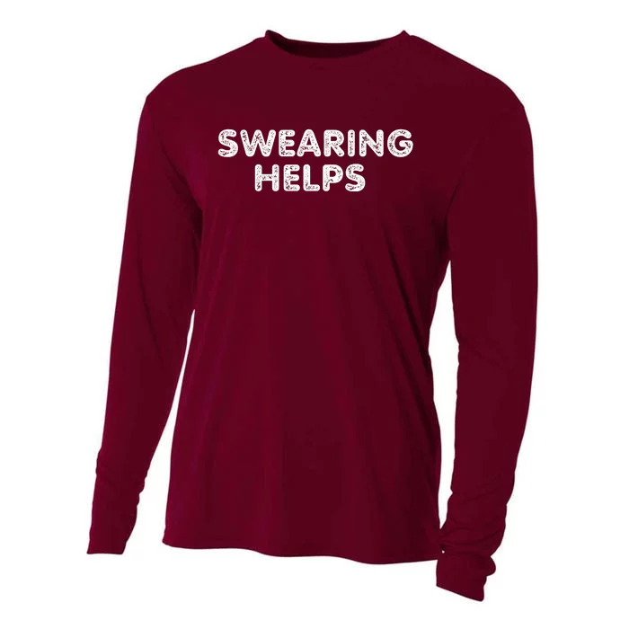 Swearing Helps Cooling Performance Long Sleeve Crew