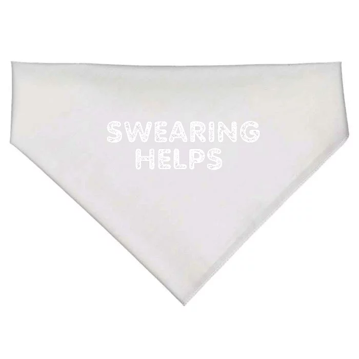 Swearing Helps USA-Made Doggie Bandana